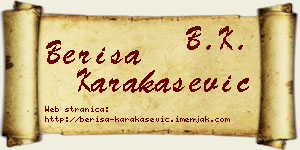 Beriša Karakašević vizit kartica